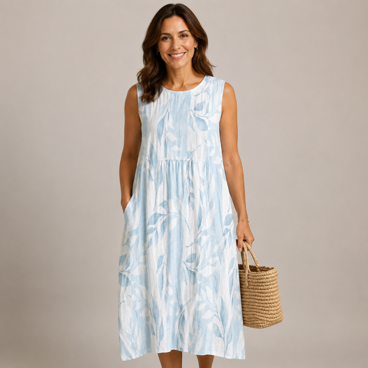 Joy™ - Vestido Midi Leafy