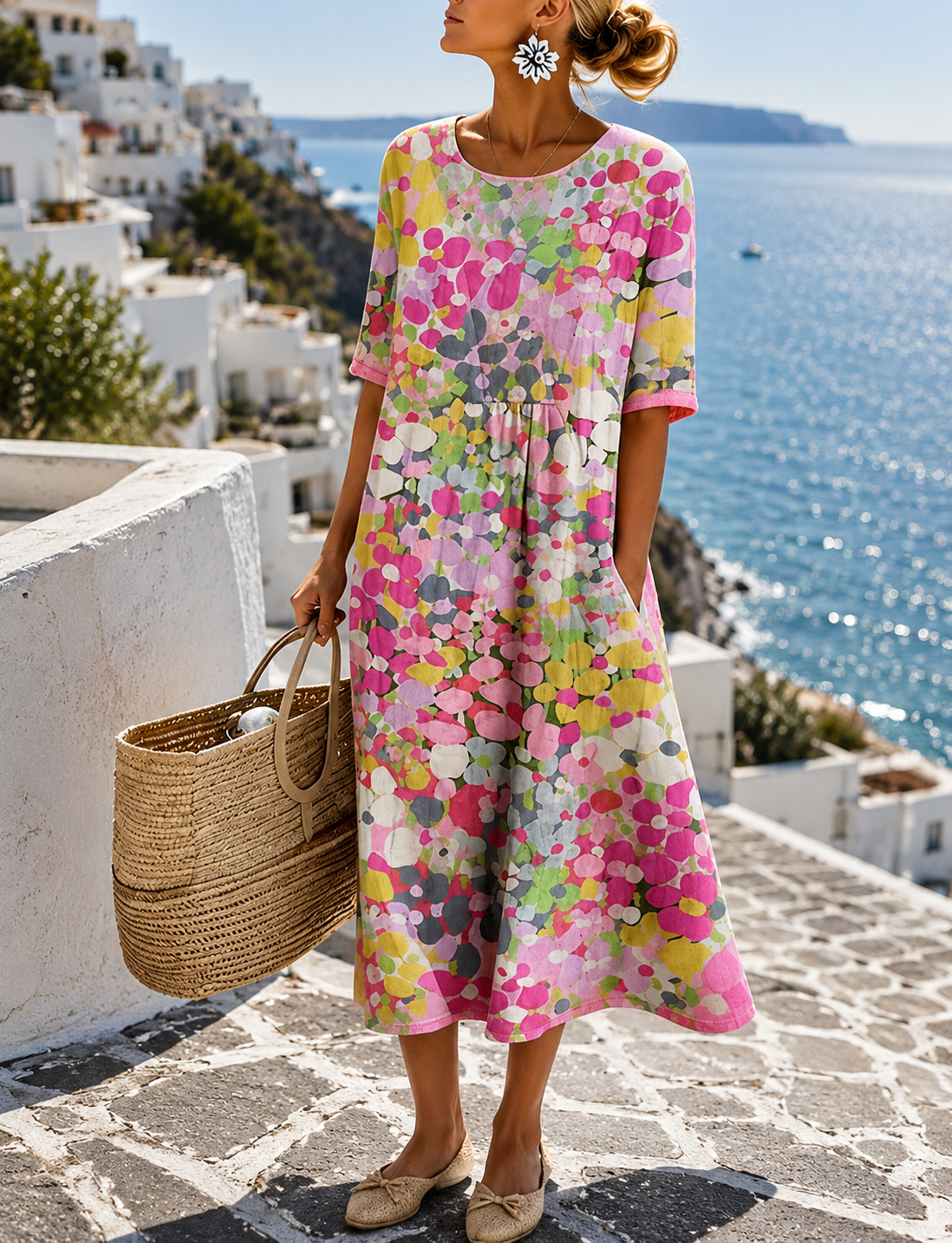 Elena | Vestido Midi Floral