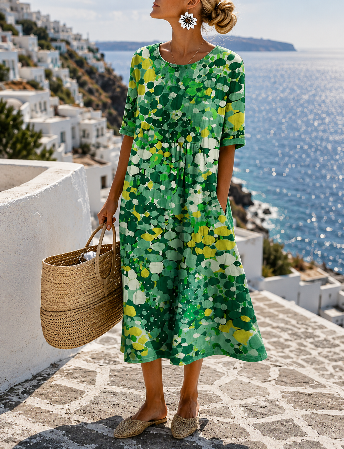 Elena | Vestido Midi Floral