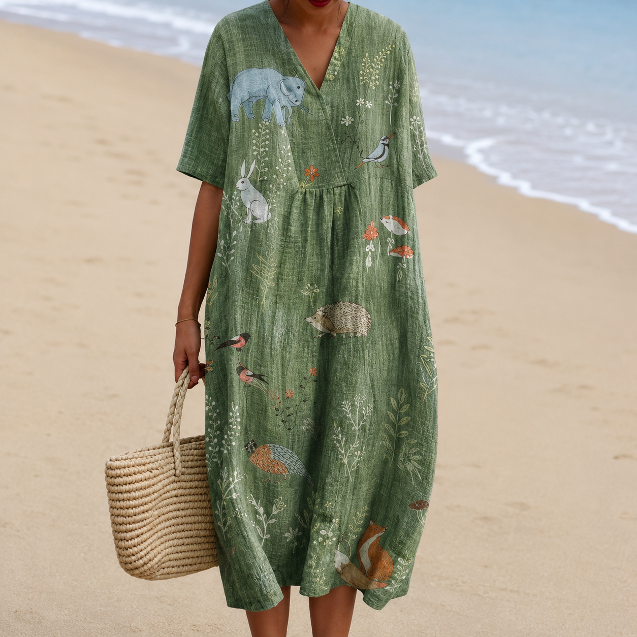 Lina | Vestido de Flores Vintage
