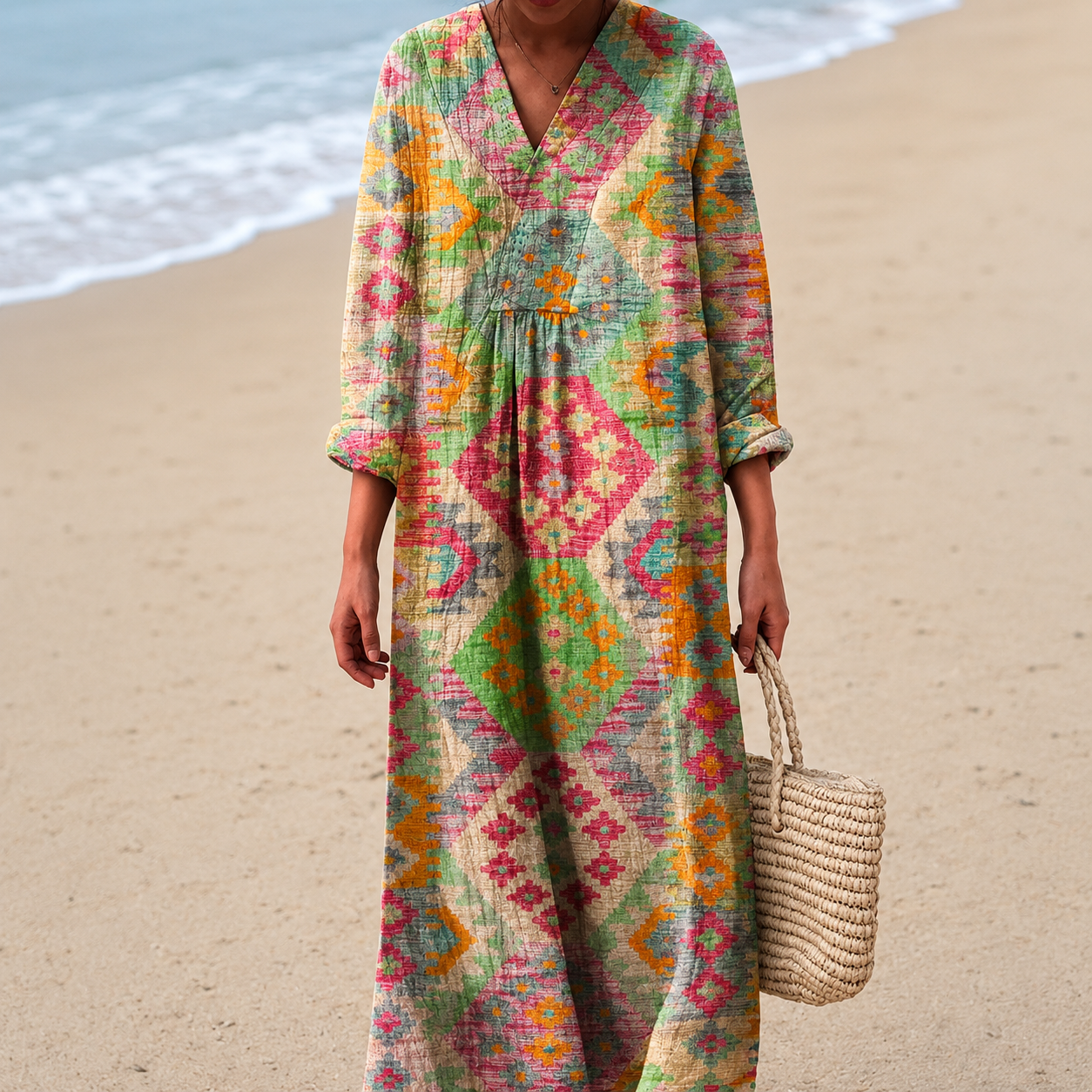 Virginia - Vestido Impreso Brisa de Verano