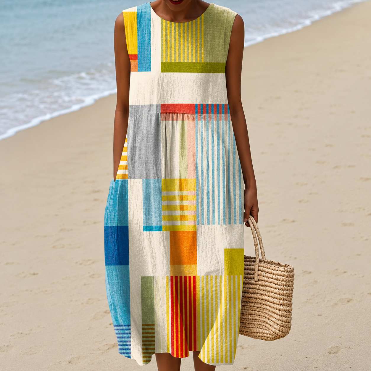 Poppy | Vestido de Patches Moderno