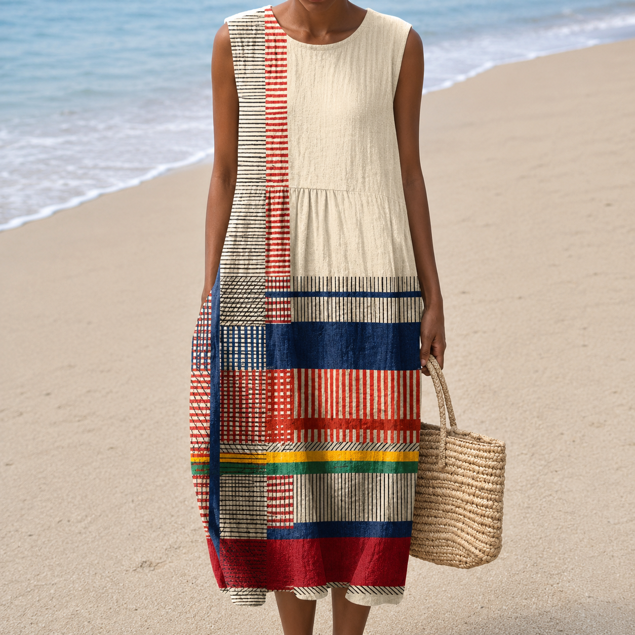Poppy | Vestido de Patches Moderno