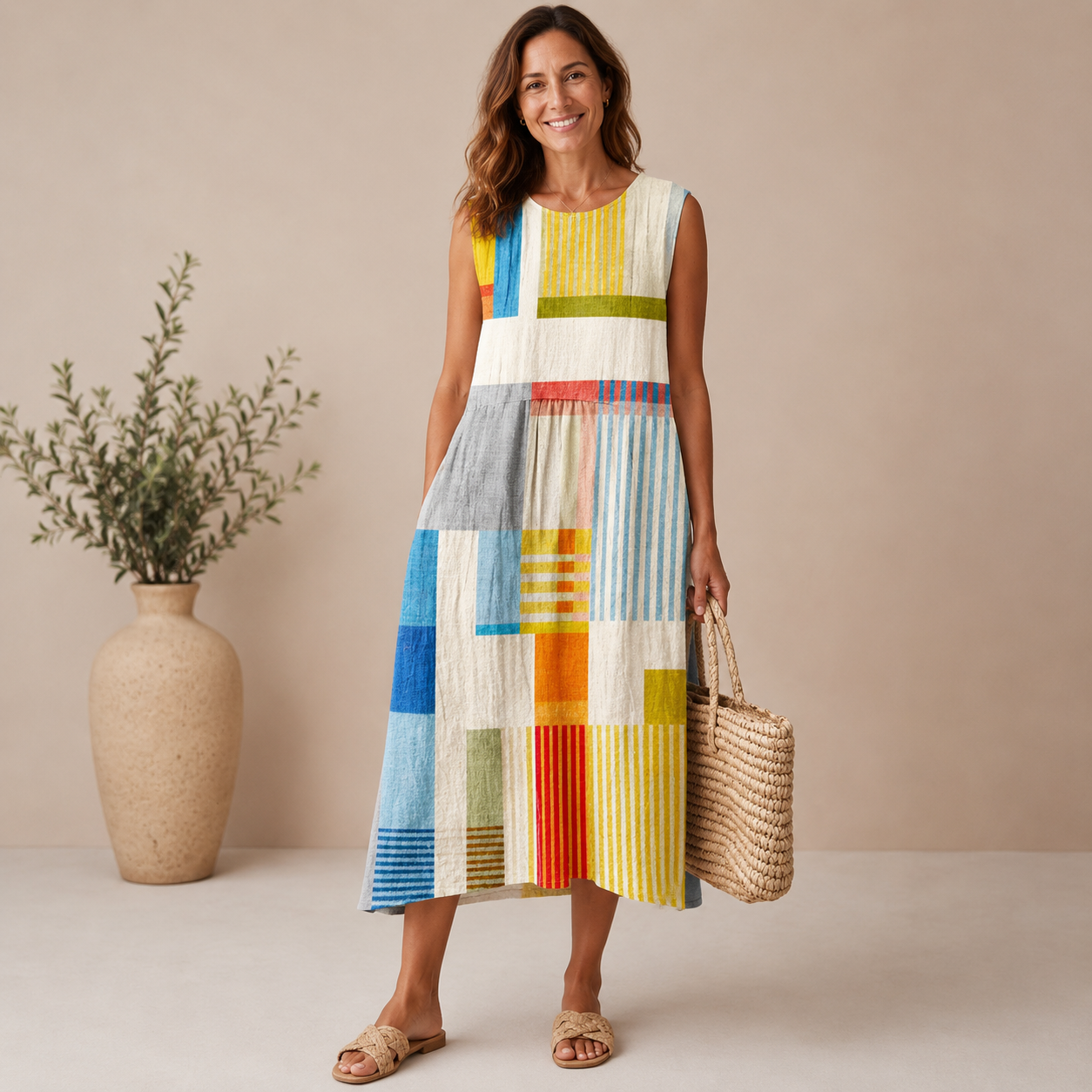 Poppy | Vestido de Patches Moderno
