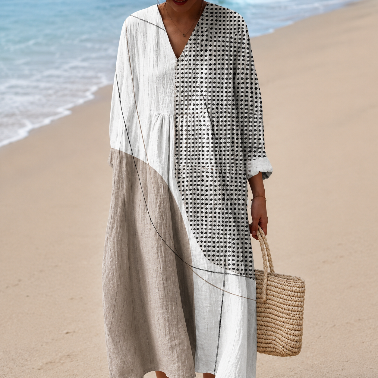 Allison - Vestido Maxi Boho Vintage