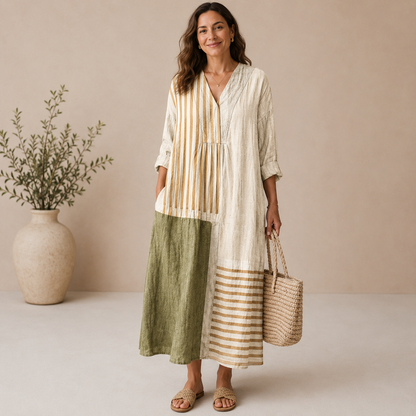 Allison - Vestido Maxi Boho Vintage