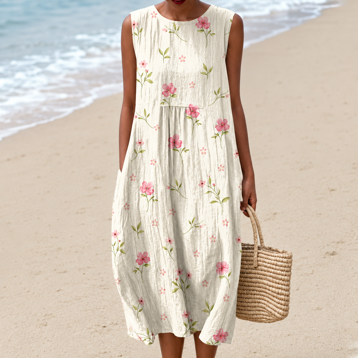 Flora | Vestido Coral Bloom
