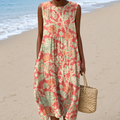 Flora | Vestido Coral Bloom