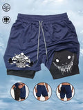 Breathable Double Layer Training Shorts