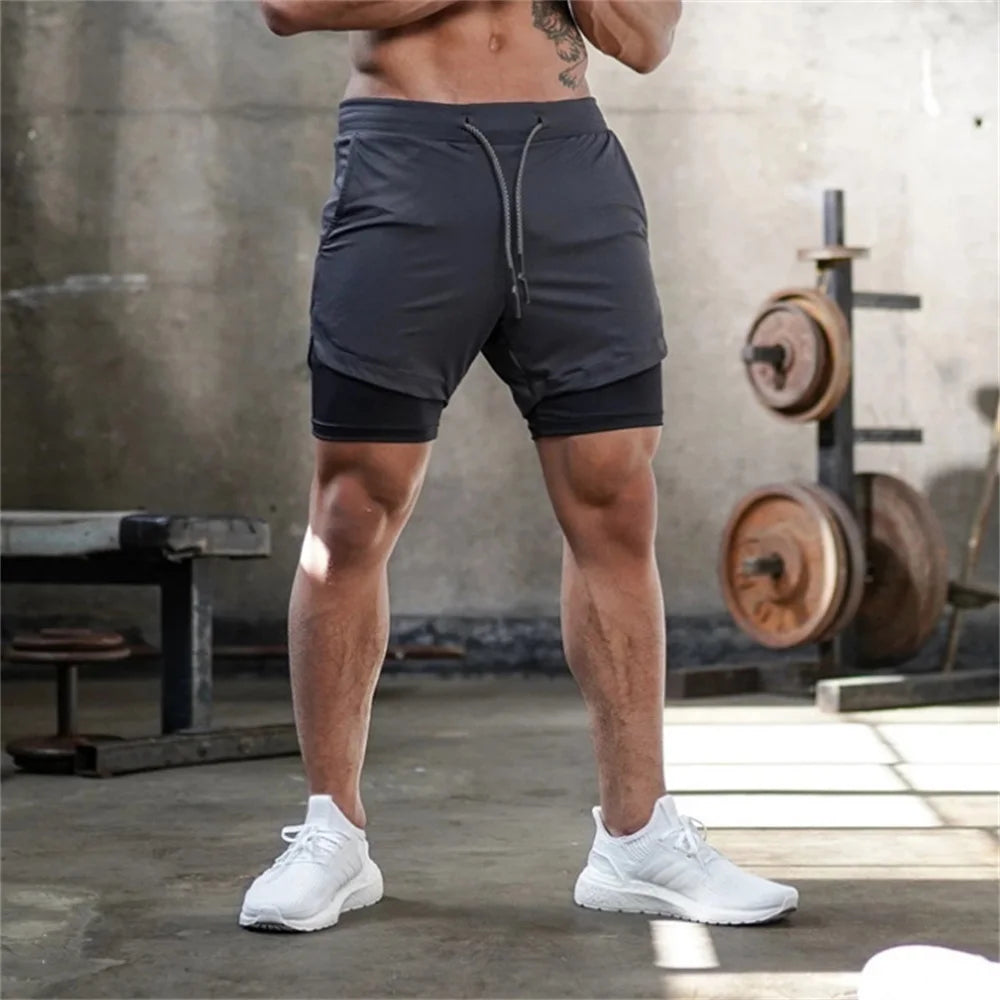 Double Layer Gym Shorts