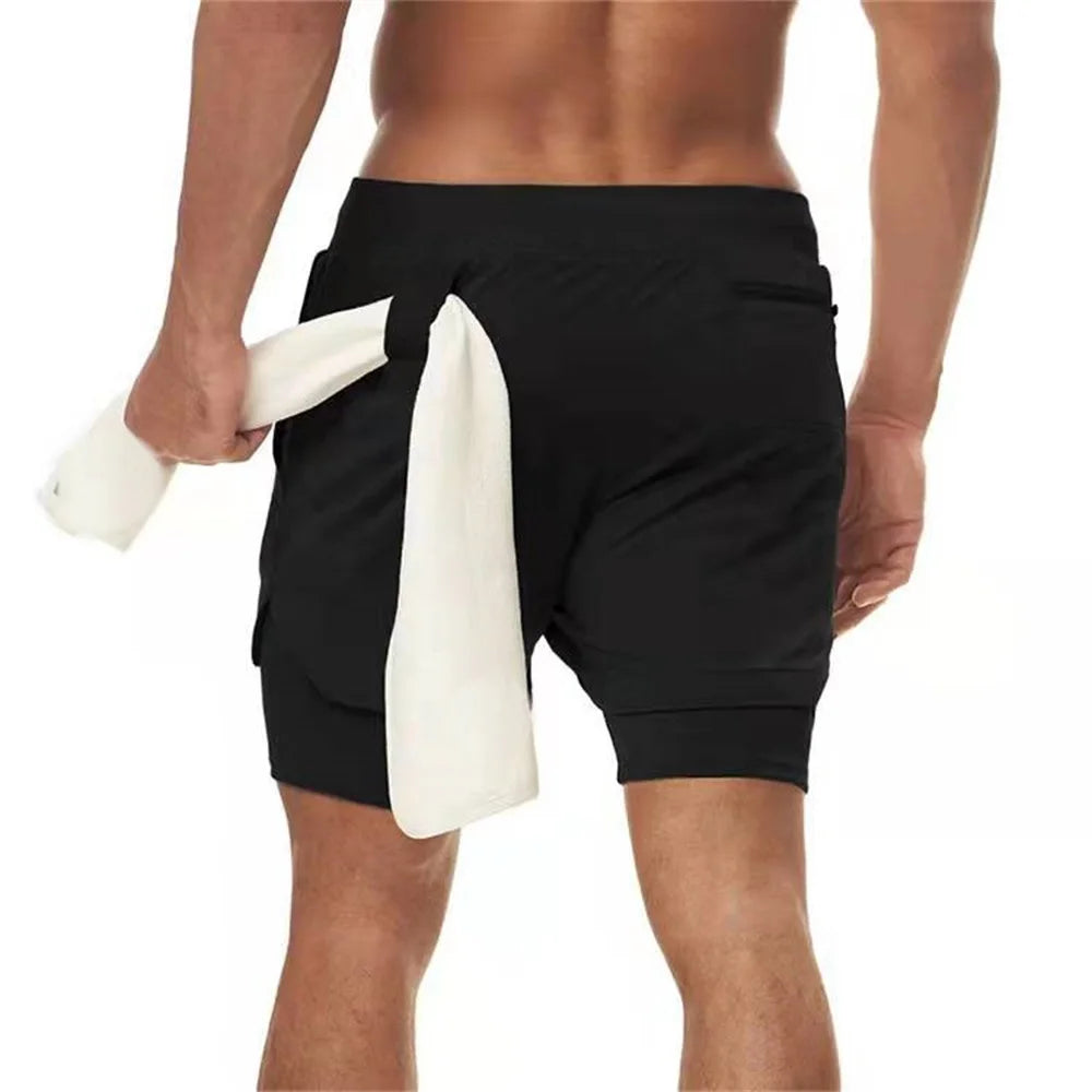 Double Layer Gym Shorts