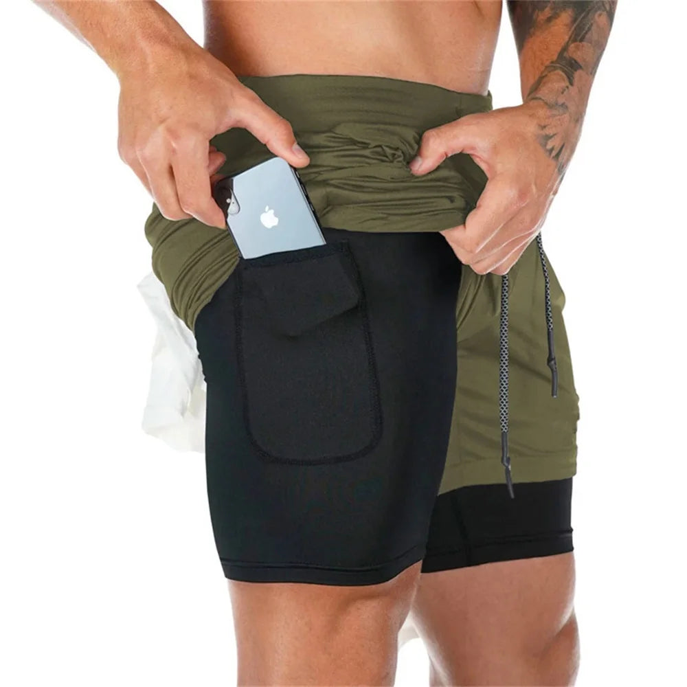 Double Layer Gym Shorts