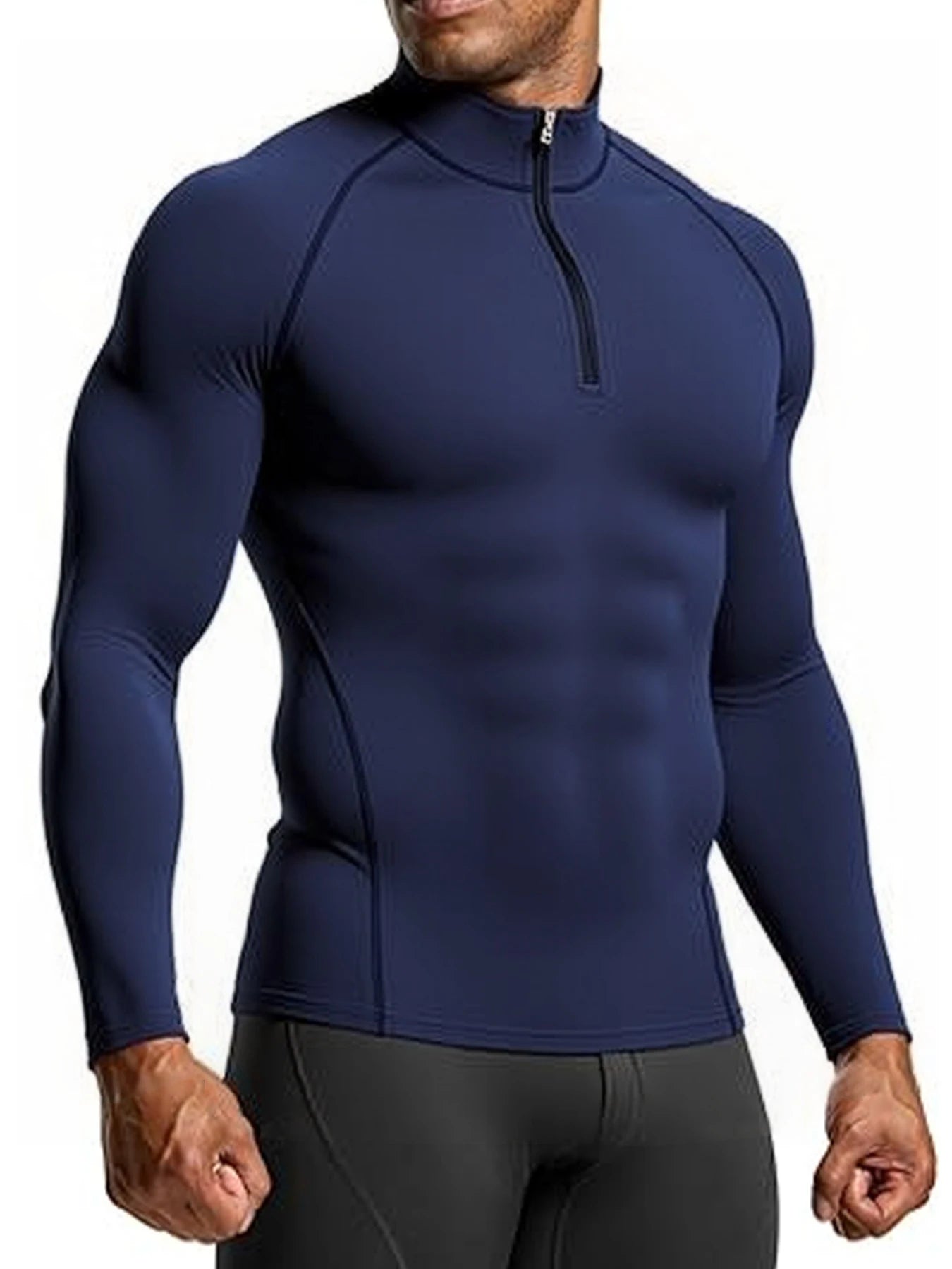 Slim Fit Breathable Long Sleeve Workout Shirt
