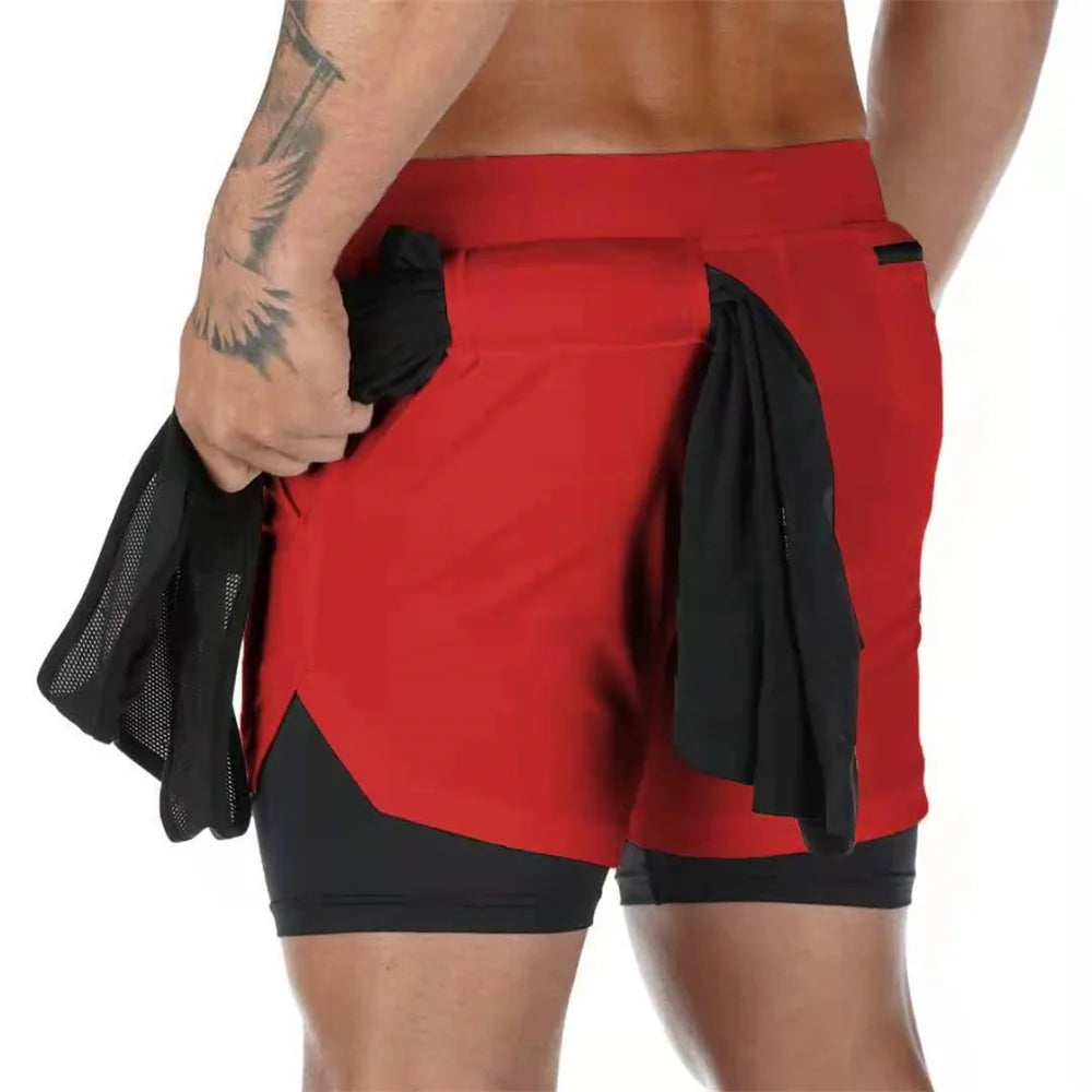 Double Layer Gym Shorts