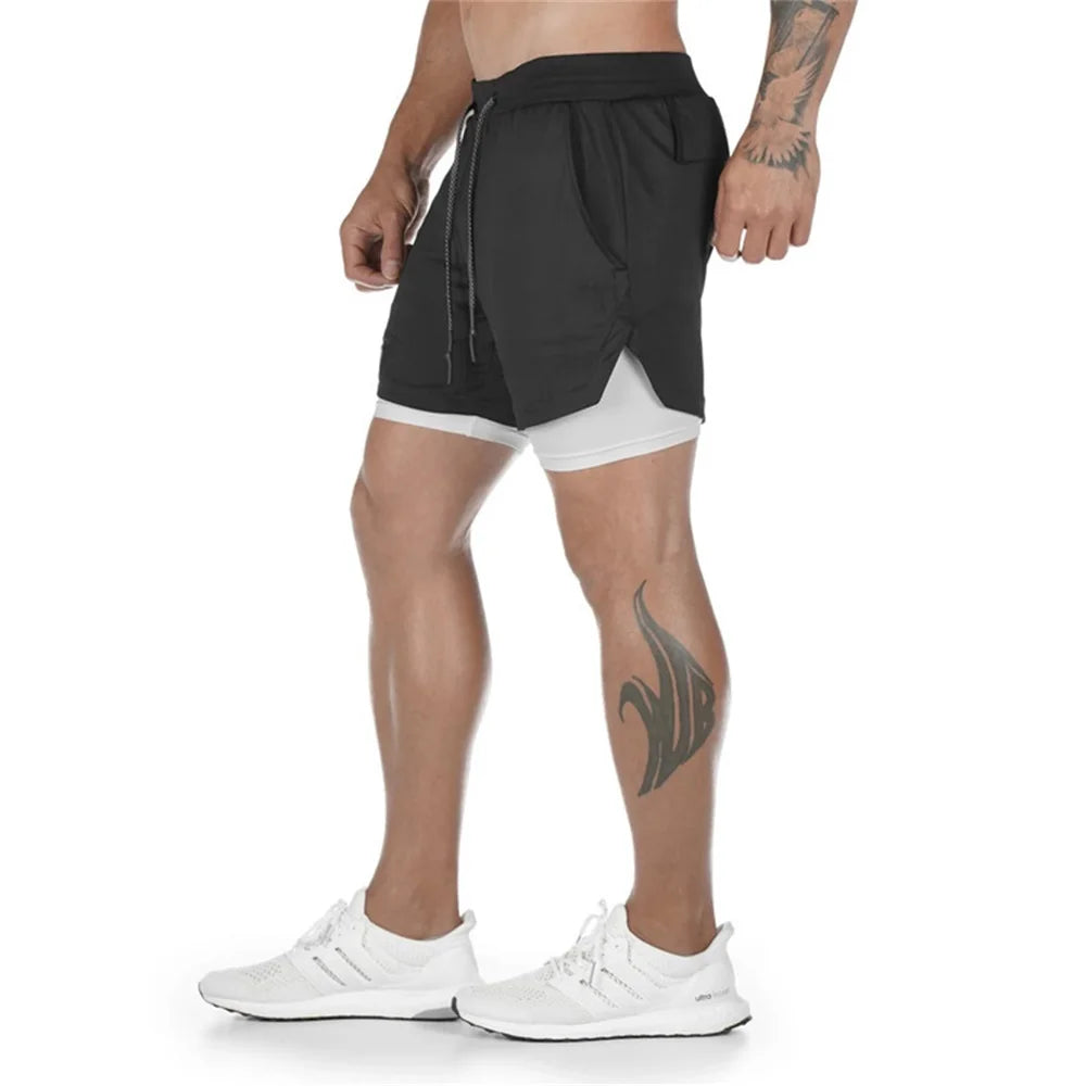 Double Layer Gym Shorts