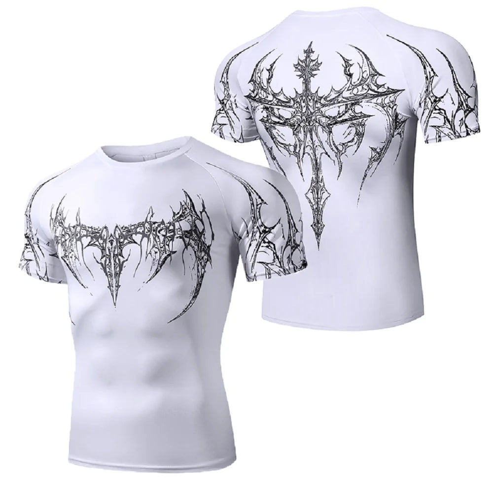 Desgined Breathable Muscle Fit Training Tee