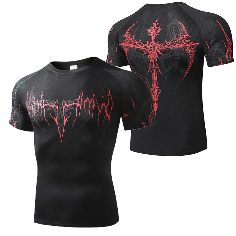 Desgined Breathable Muscle Fit Training Tee