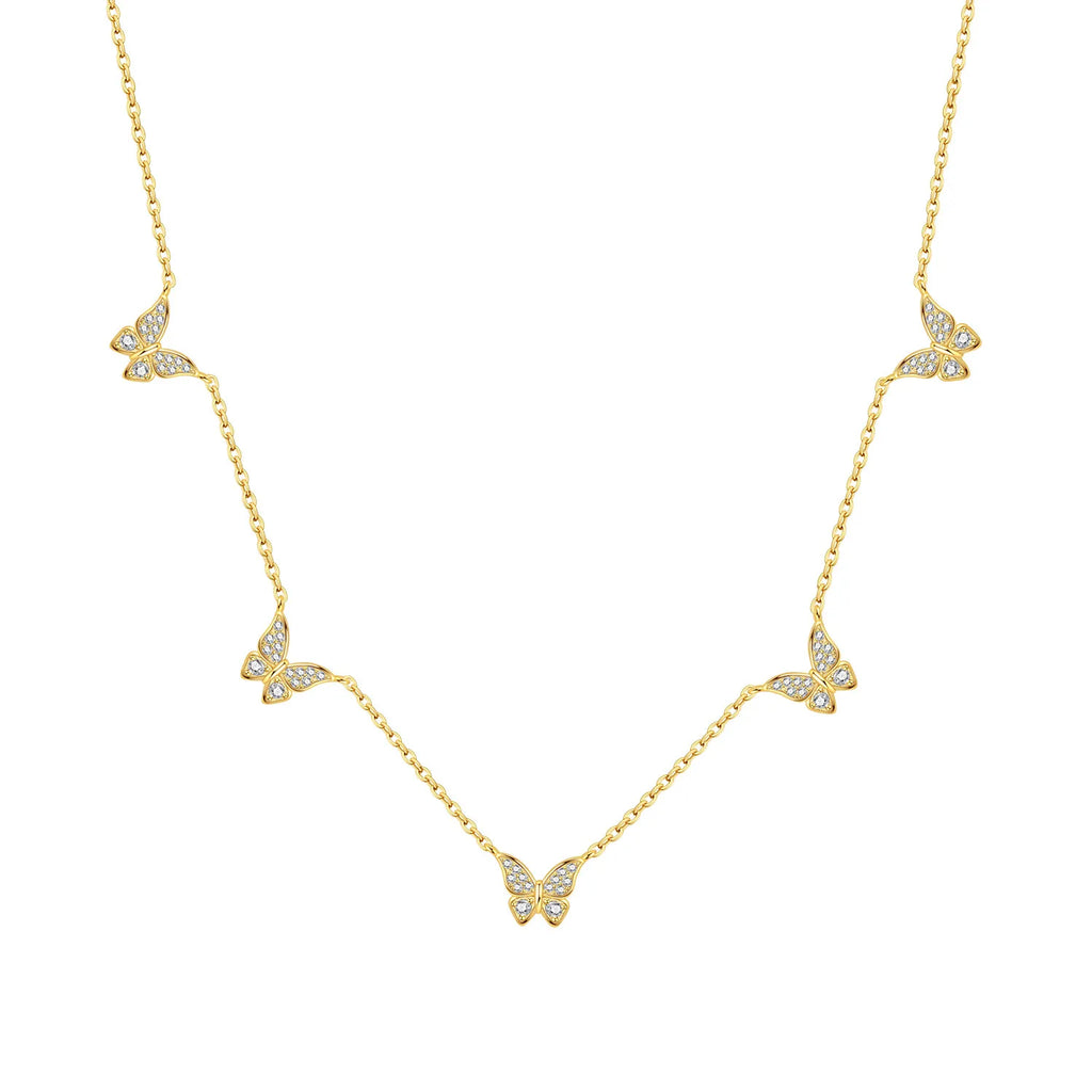 Collar Bandada de Mariposas