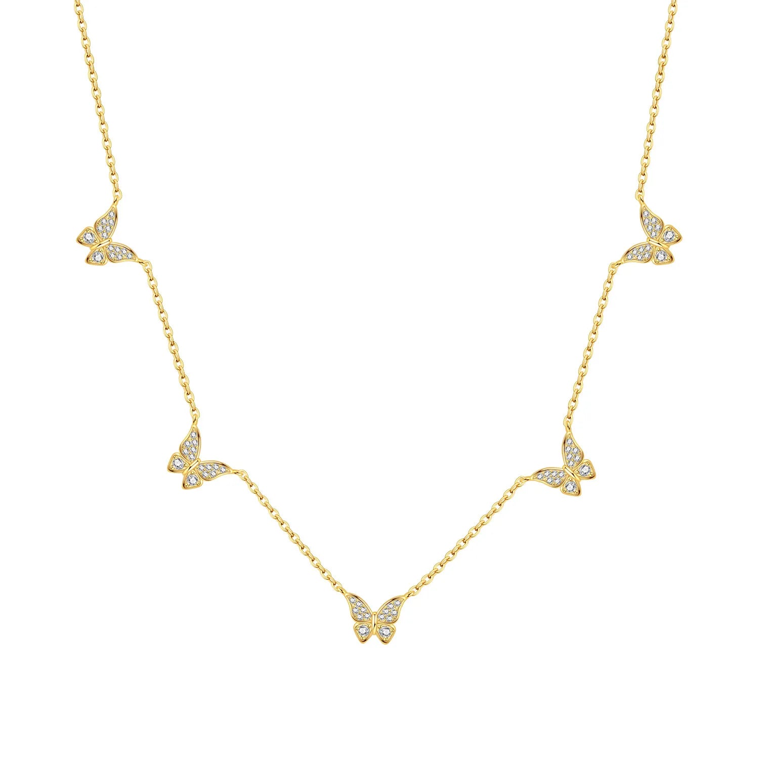 Collar Bandada de Mariposas