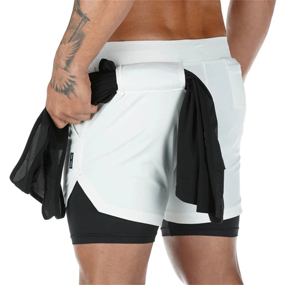 Double Layer Gym Shorts