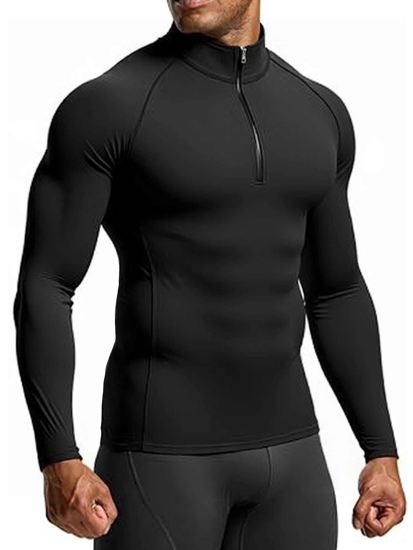 Slim Fit Breathable Long Sleeve Workout Shirt