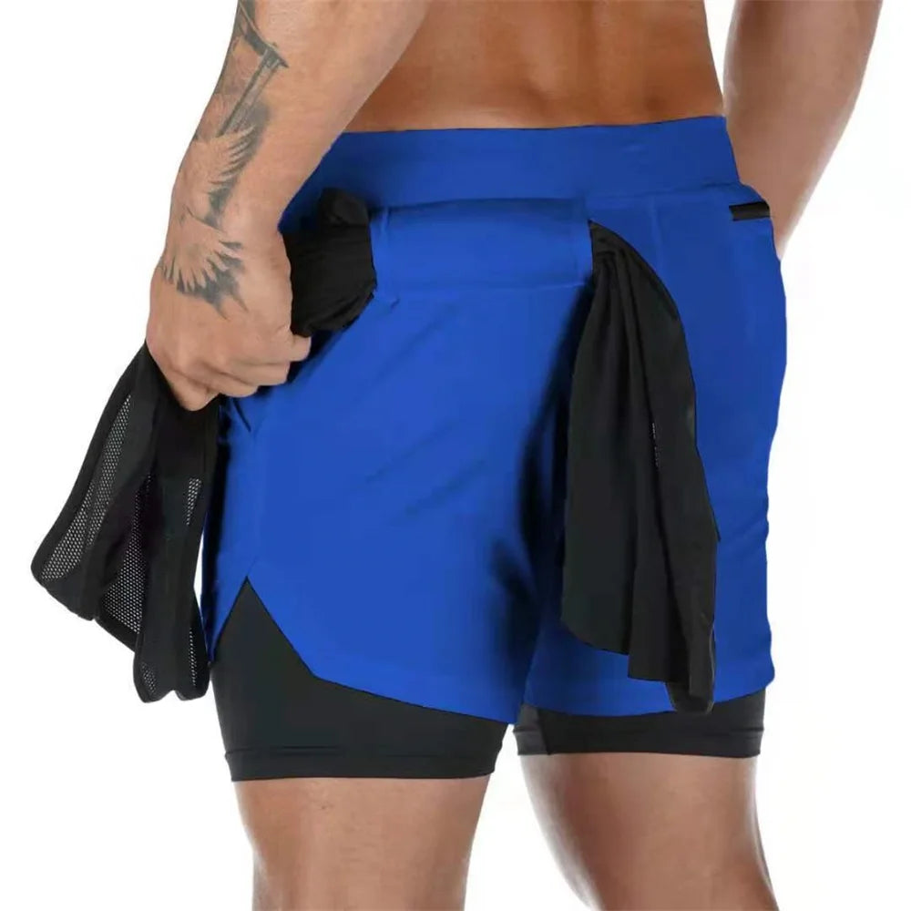 Double Layer Gym Shorts
