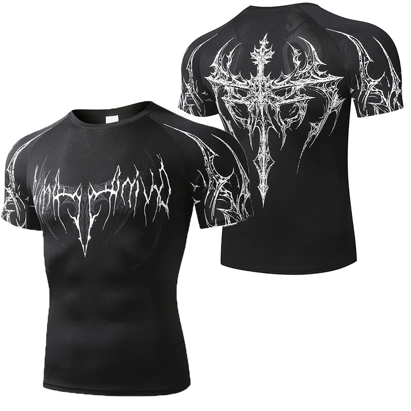 Desgined Breathable Muscle Fit Training Tee