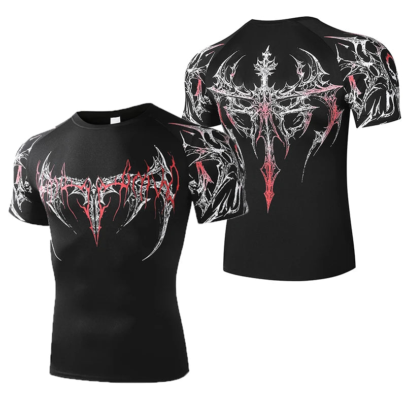 Desgined Breathable Muscle Fit Training Tee