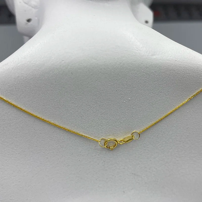 Collar Cadena Esencial Au750 - puesto