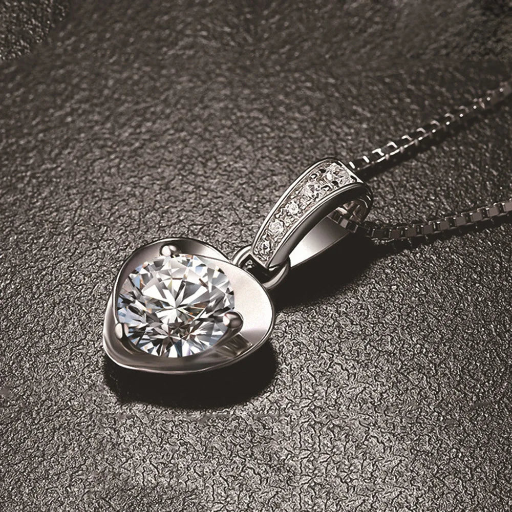 Collar Solitario Brillante - detalle