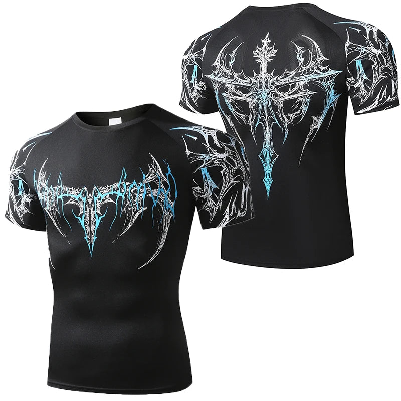 Desgined Breathable Muscle Fit Training Tee