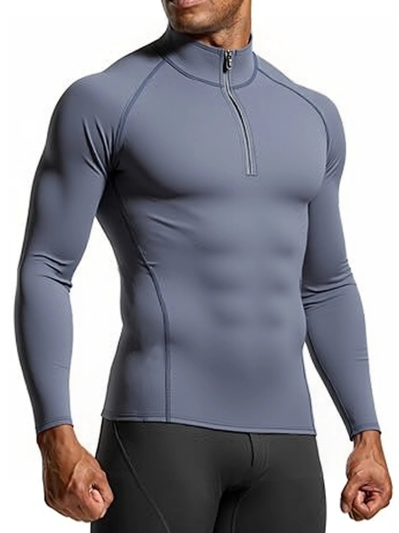 Slim Fit Breathable Long Sleeve Workout Shirt