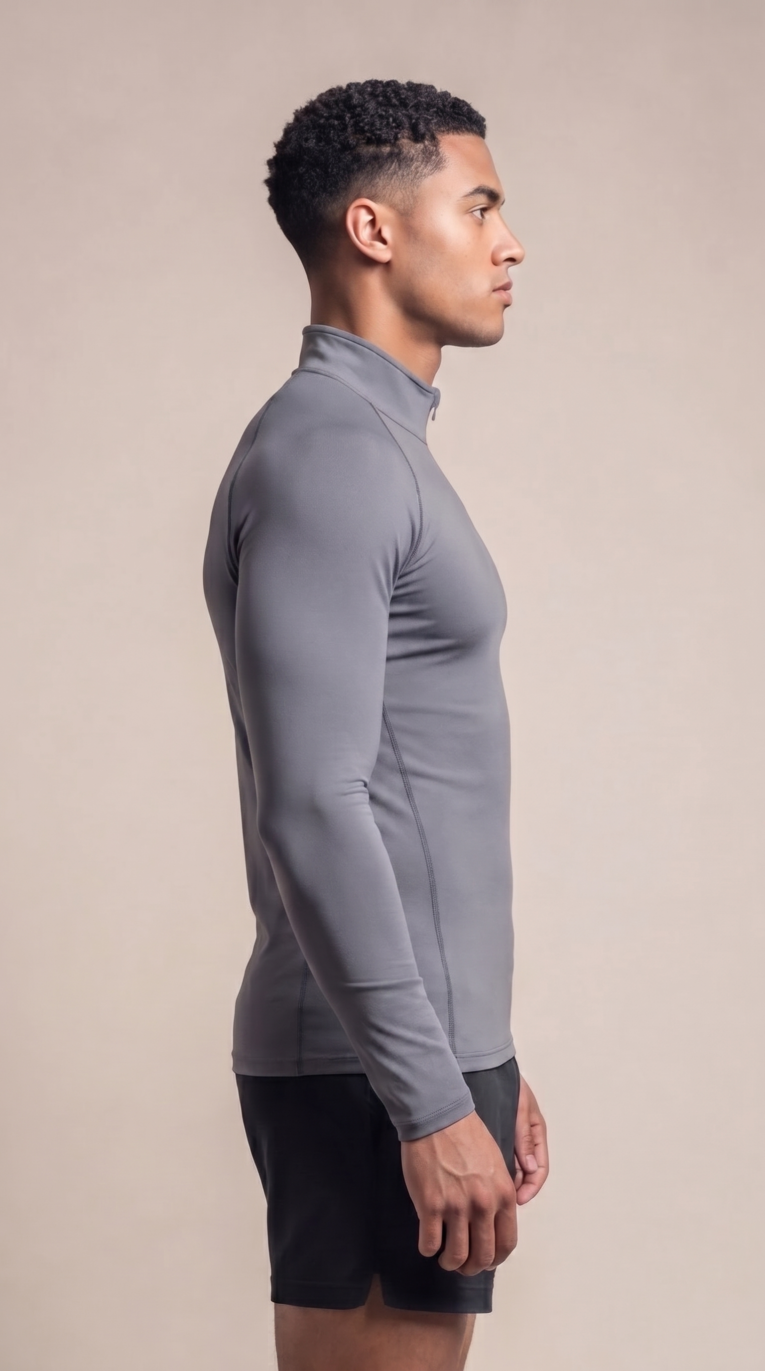 Slim Fit Breathable Long Sleeve Workout Shirt