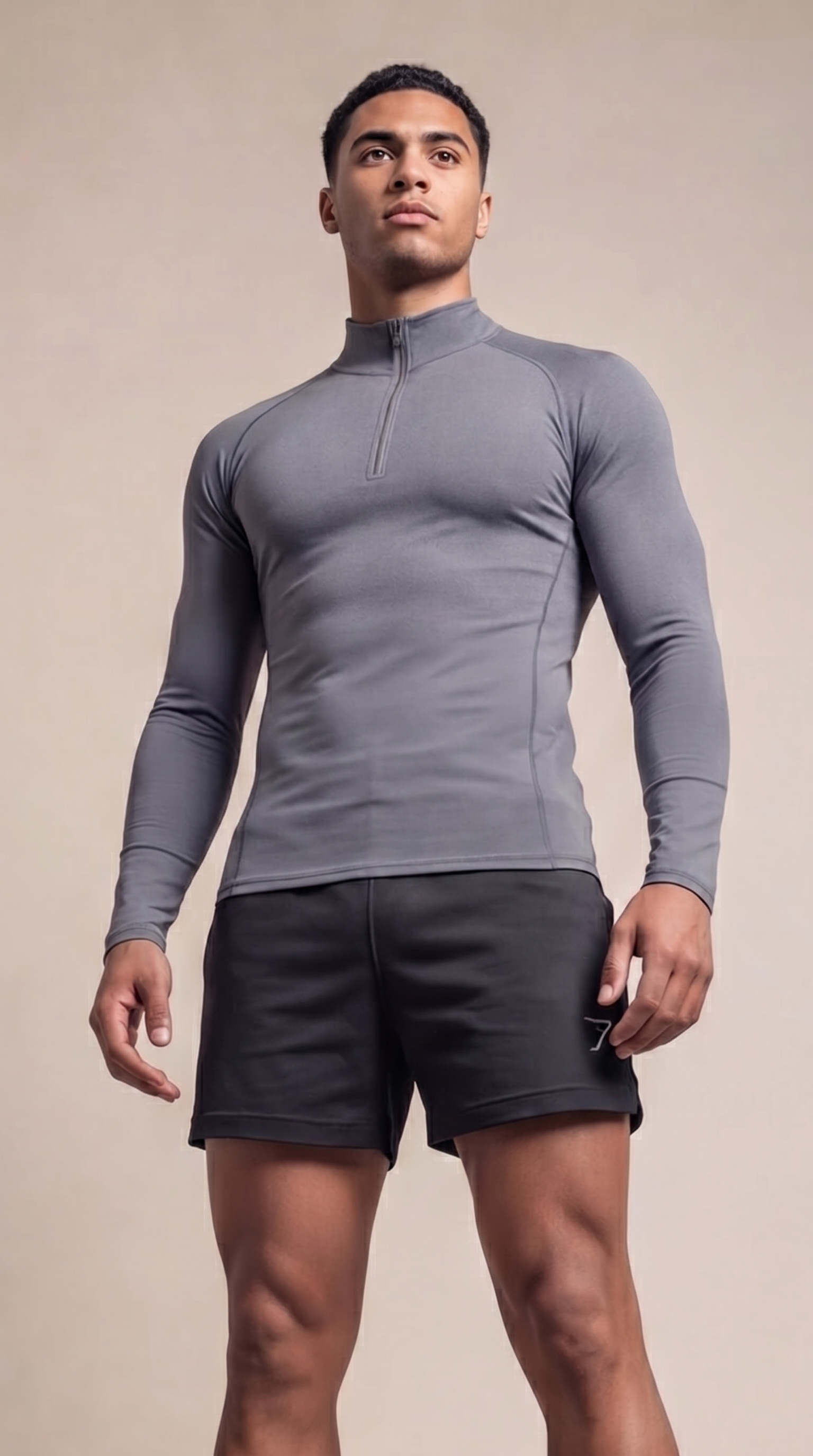 Slim Fit Breathable Long Sleeve Workout Shirt