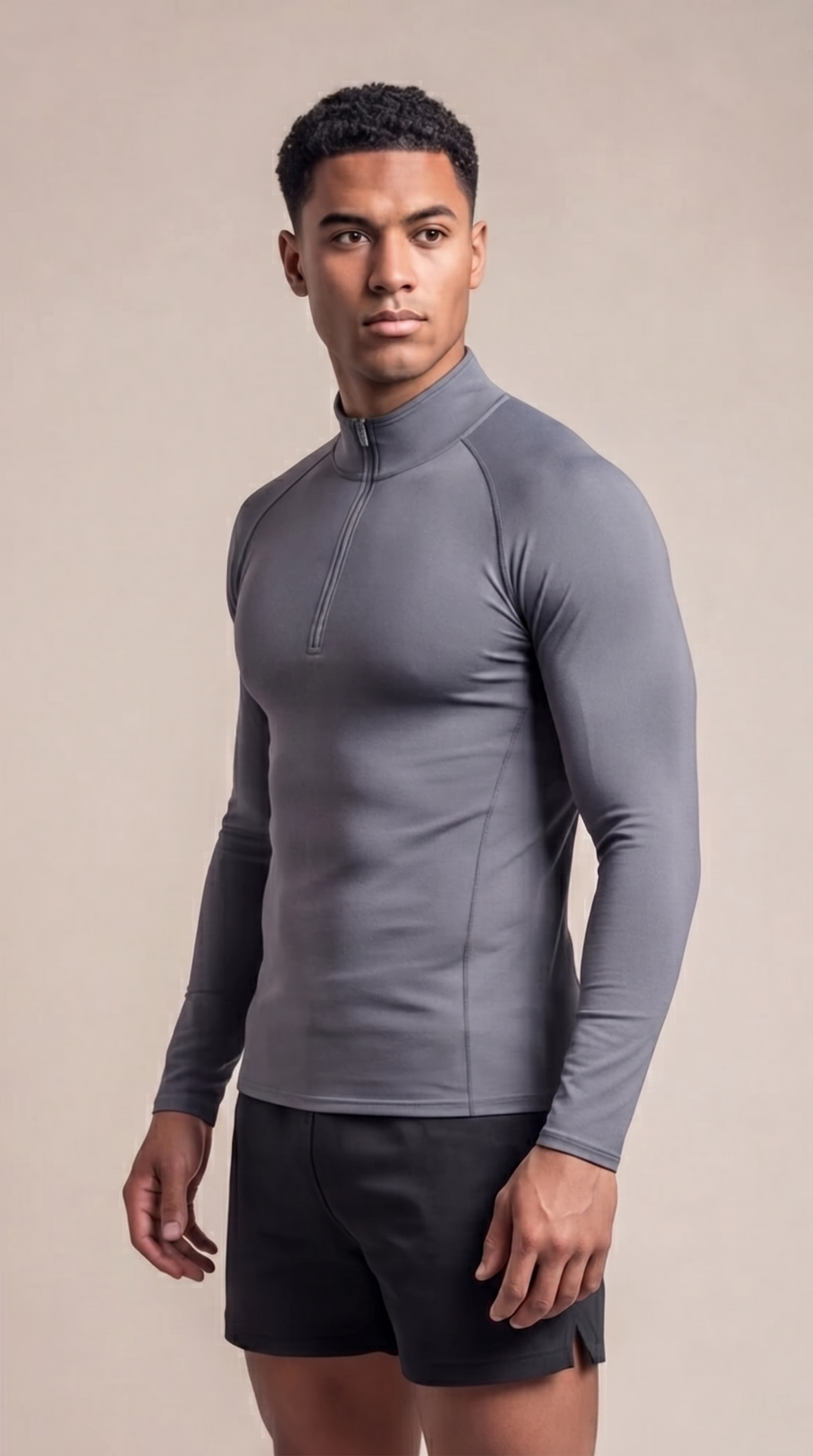 Slim Fit Breathable Long Sleeve Workout Shirt