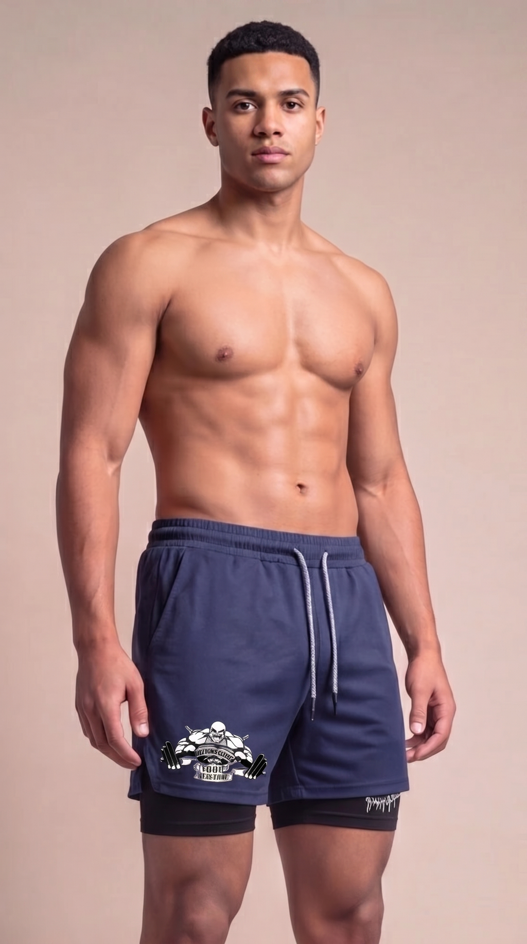 Breathable Double Layer Training Shorts