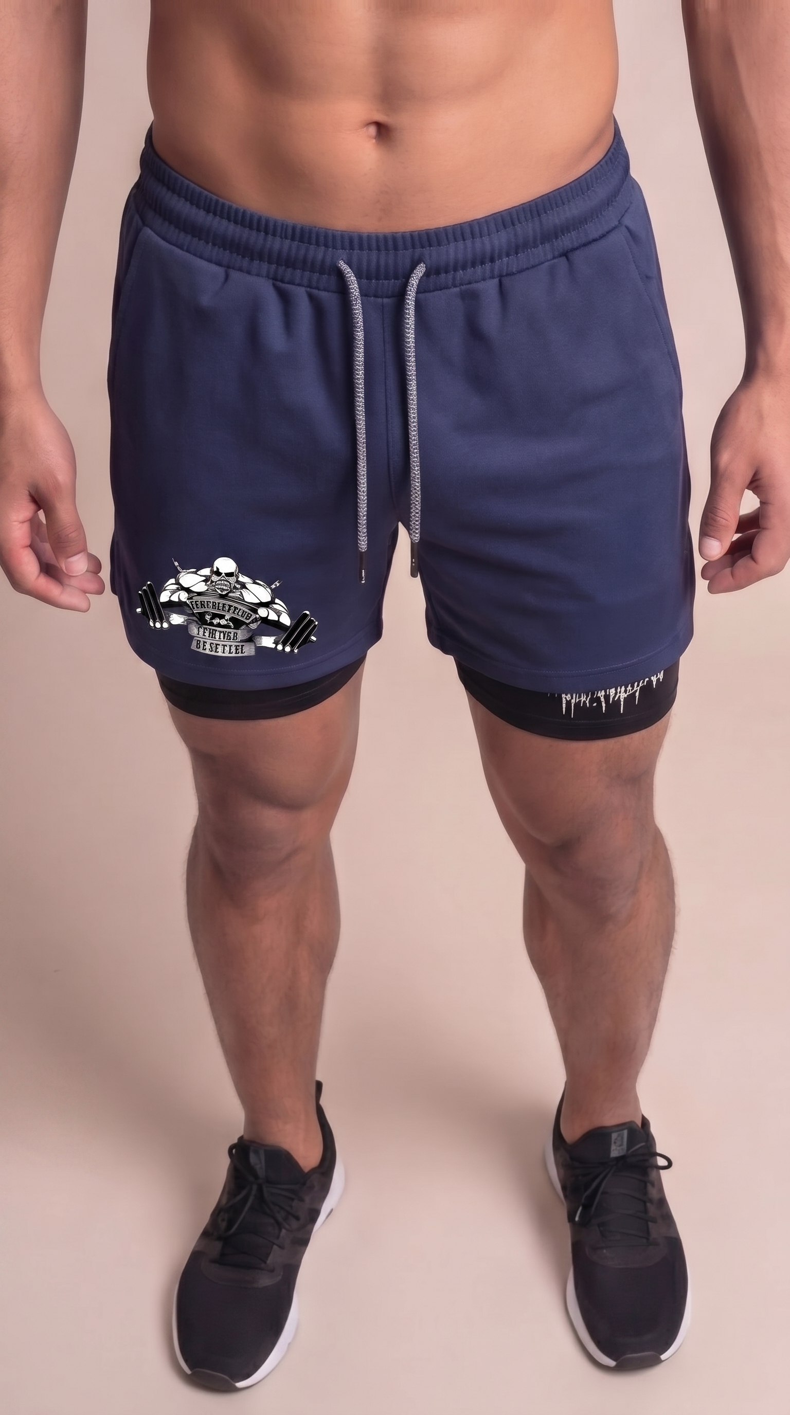 Breathable Double Layer Training Shorts