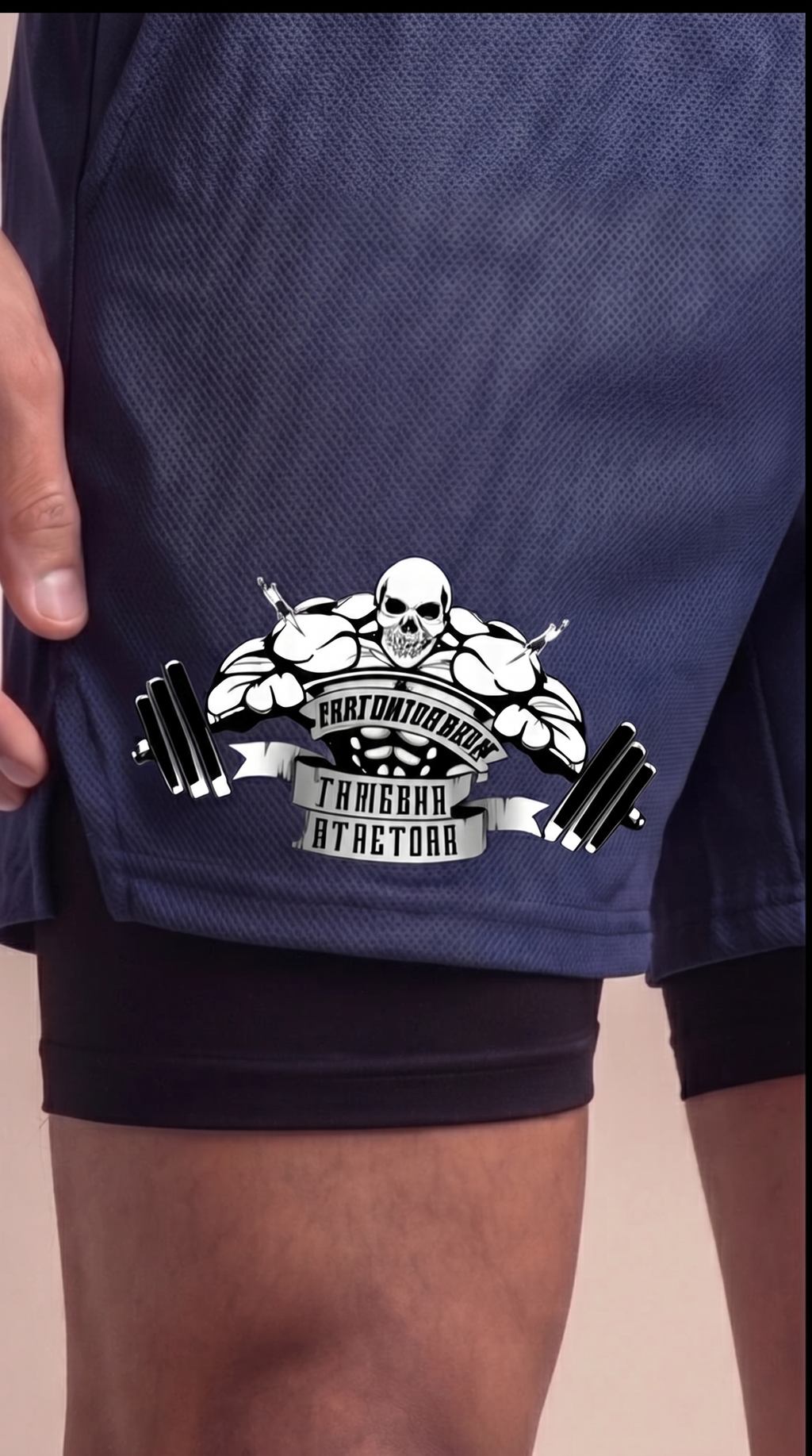 Breathable Double Layer Training Shorts