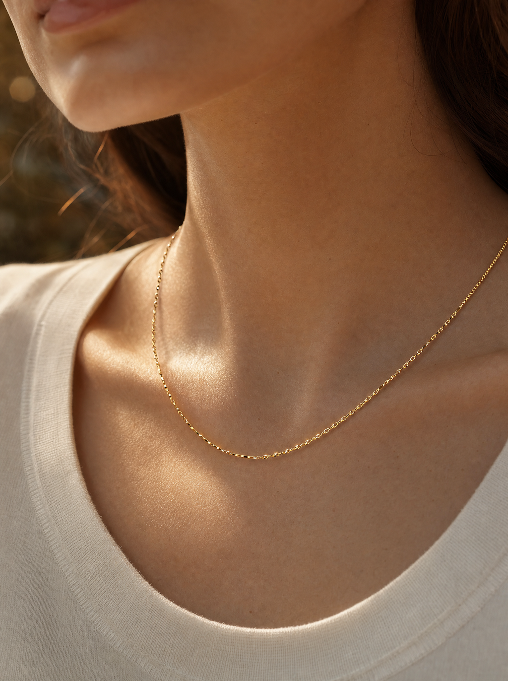 Collar Cadena Clásica Dorada - Vellum