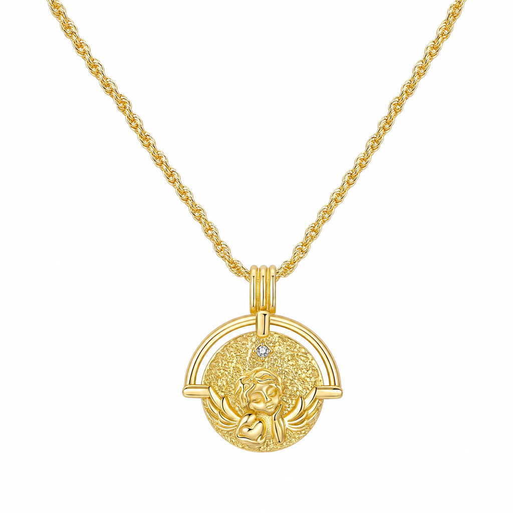 Collar Medalla Ángel Querubín