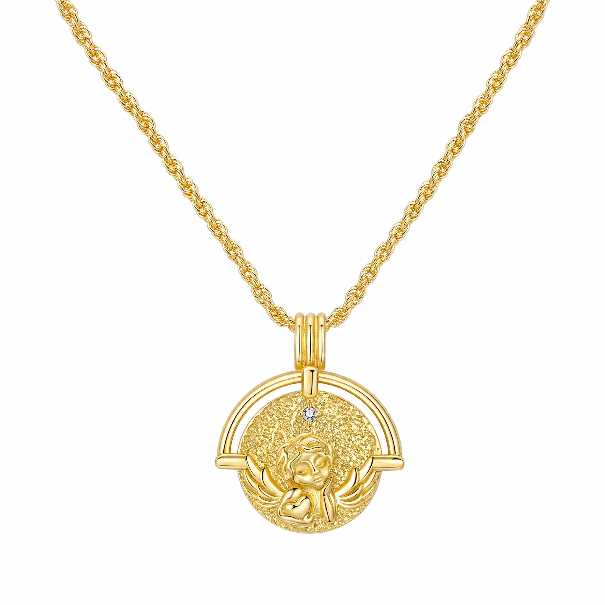 Collar Medalla Ángel Querubín