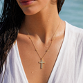 Collar Cruz Pavé